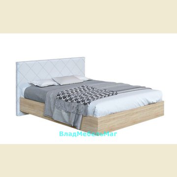 Кровать двойная №1 с настилом (1,6х2,0м) Ромб