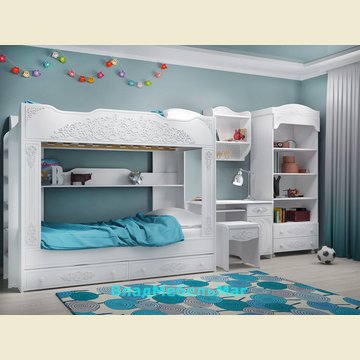 Мебель для детской "Ассоль-5" 3D фасады