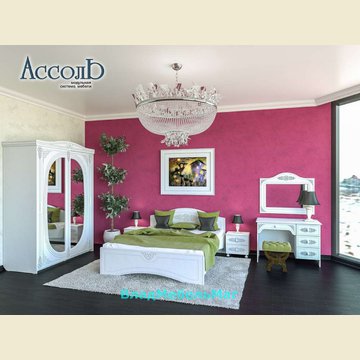 Мебель для спальни "Ассоль-6" 3D фасады