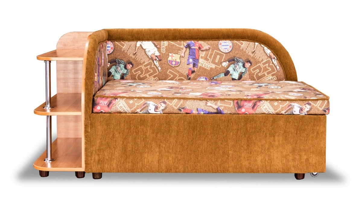 Малогабаритный диван-кровать «Анфиса-М» с полочкой