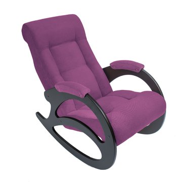 Кресло-качалка 44 (ткань/каркас венге)