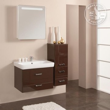 Мебель для ванной "АМЕРИНА 70" Темно-коричневый