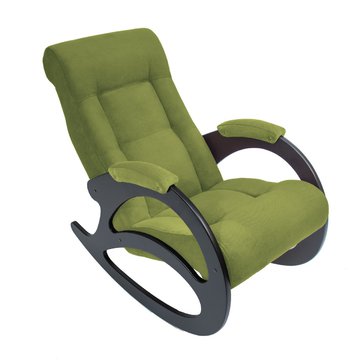 Кресло-качалка 4 (ткань/каркас венге)