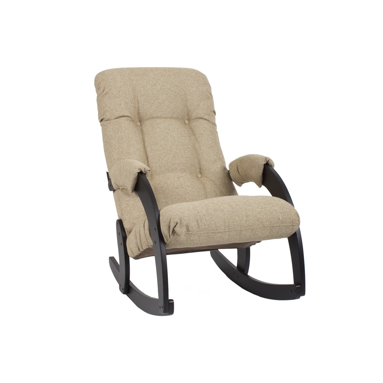 Кресло-качалка 67 (ткань/каркас венге)