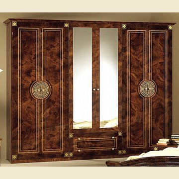 Шкаф 6-и дверный с зеркалами "Рома"
