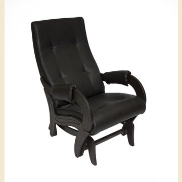 Кресло-качалка глайдер 708 (экокожа/каркас венге)