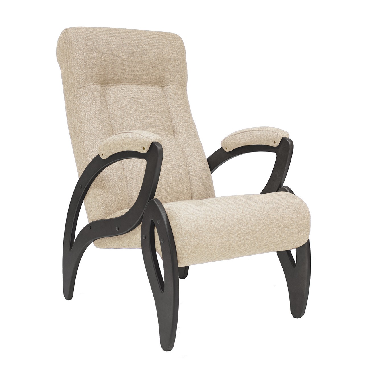 Кресло для отдыха Модель 51 «Весна» (ткань/каркас венге)