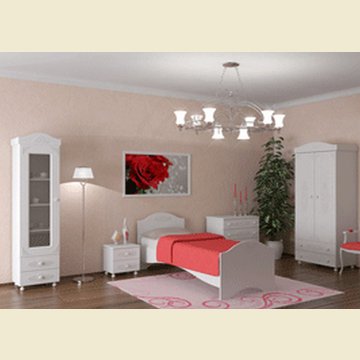 Мебель для спальни "Ассоль-4" 3D фасады
