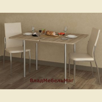 Кухонный стол раскладной "Орфей-1.2" Дуб «Сонома»