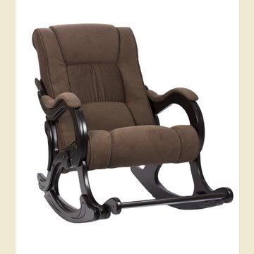 Кресло-качалка 77 (ткань/каркас венге)